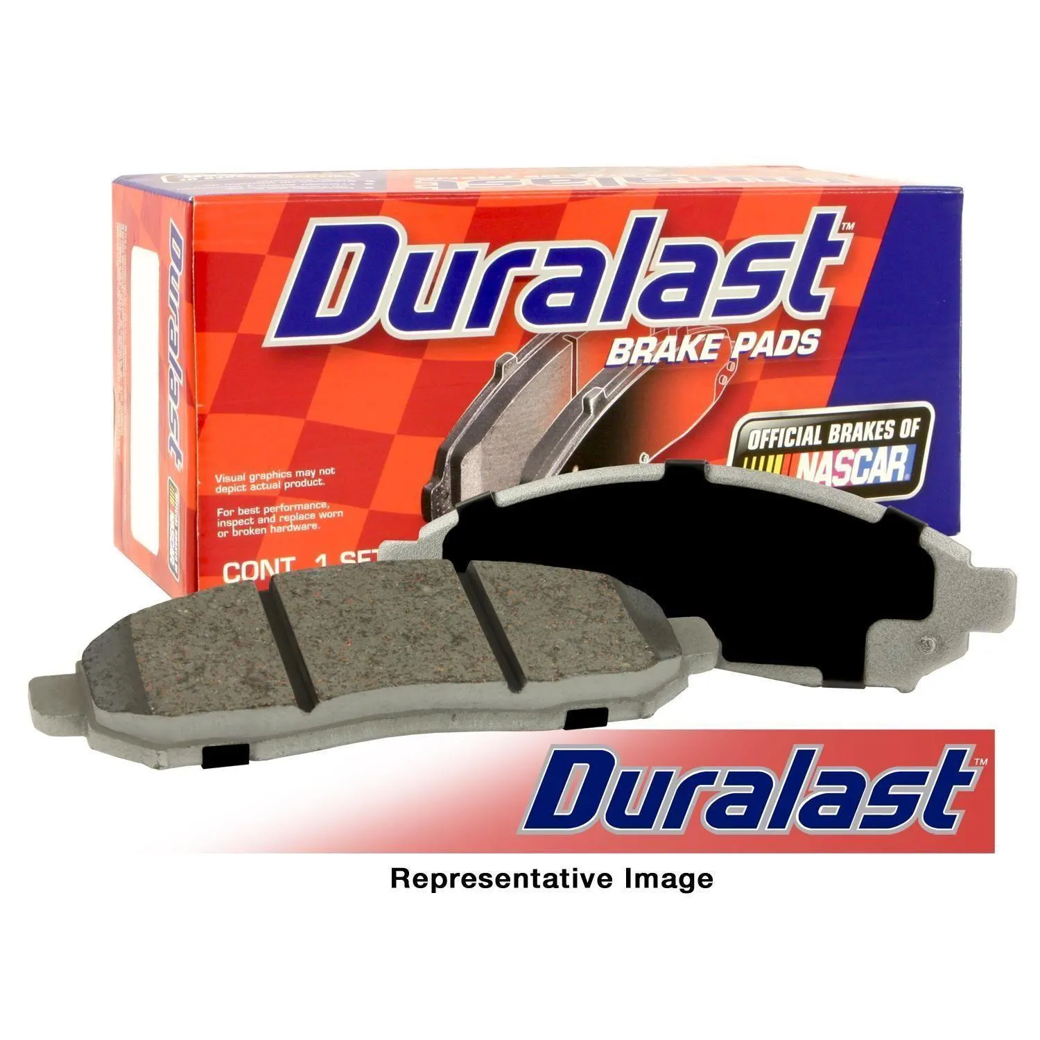 Juego de Balatas de Disco Semi-Metalicas Duralast MKD1654