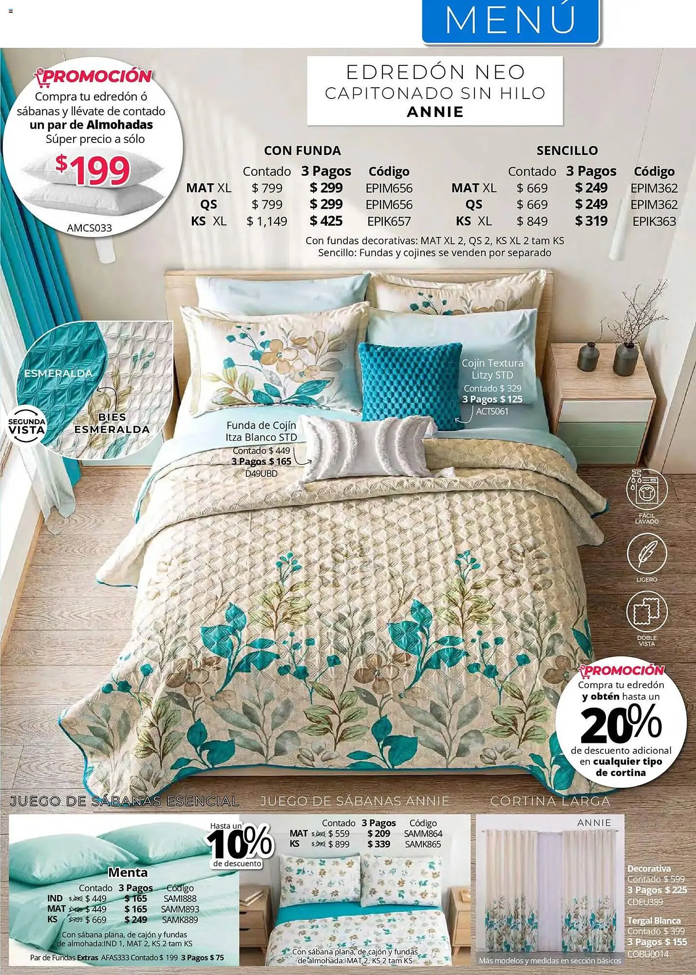 Catálogo de Catálogo Colchas Concord 1 de mayo al 1 de agosto 2026 - Pagina 72