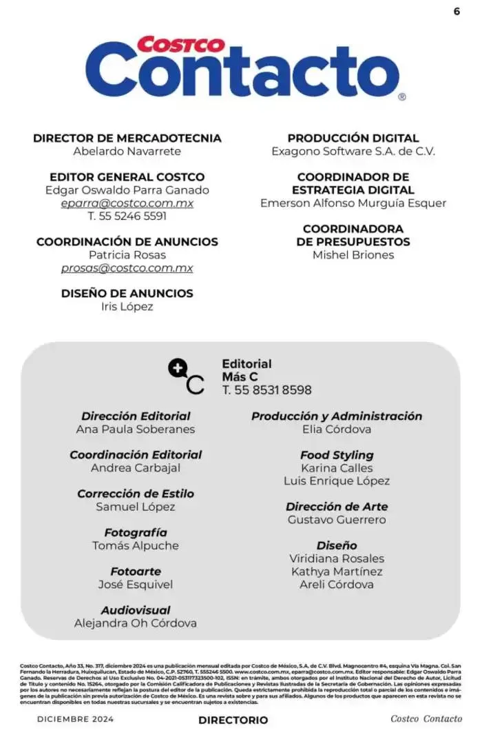 Catálogo de Costco Contacto 10 de diciembre al 31 de diciembre 2024 - Pagina 123
