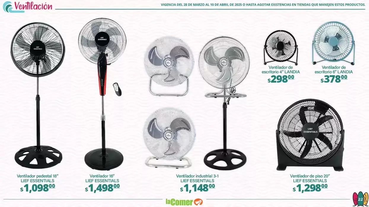 Catálogo de Catálogo La Comer 28 de marzo al 10 de abril 2025 - Pagina 22