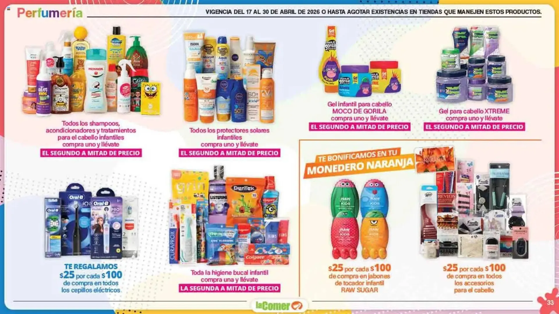 Catálogo de Folleto La Comer 17 de abril al 30 de abril 2026 - Pagina 33