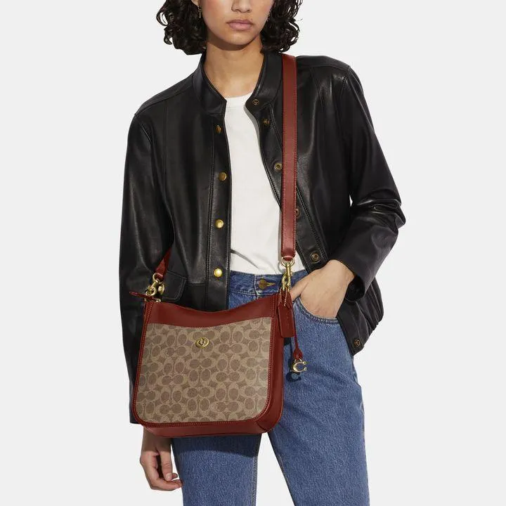 Bolsa Crossbody Chaise En Piel Signature