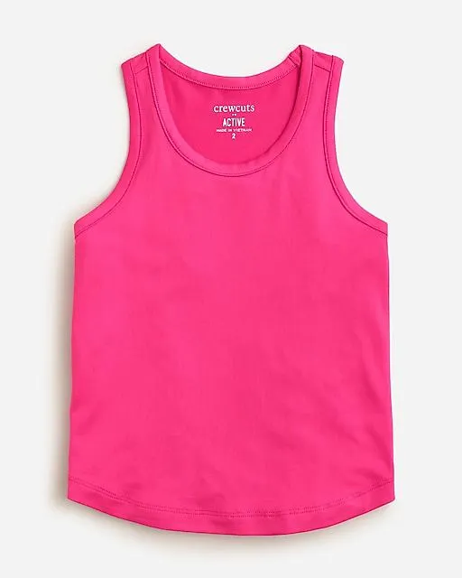 Girls' active racerback tank top