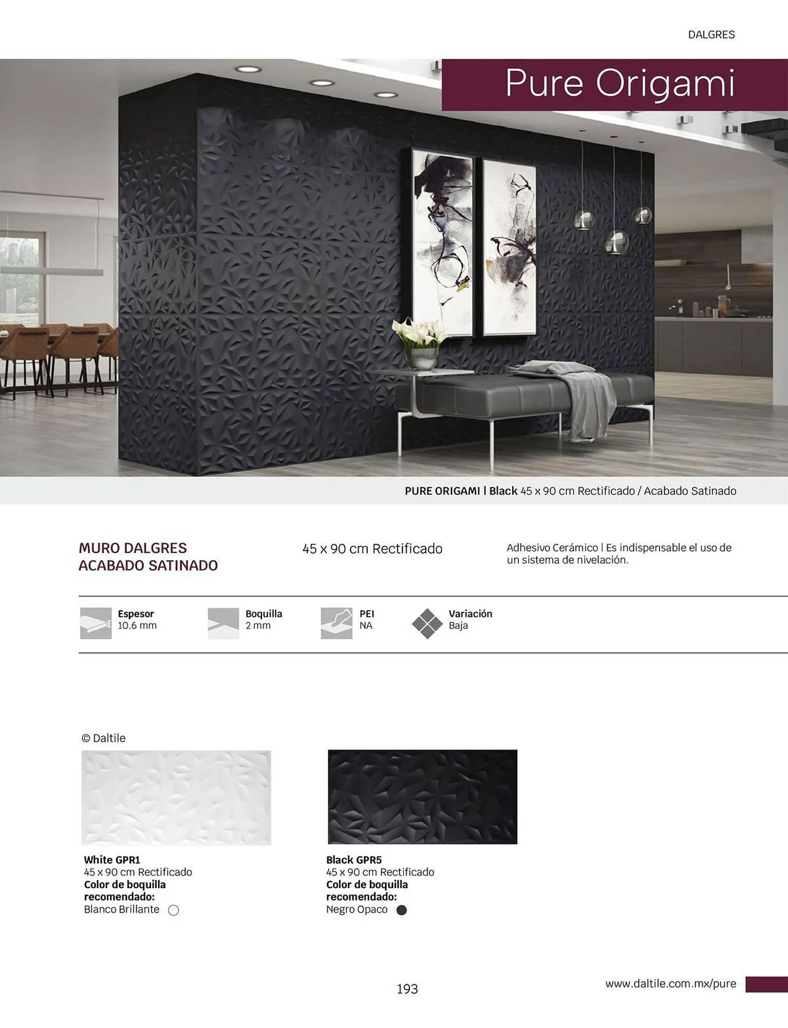 Catálogo de Catálogo Daltile 1 de enero al 31 de diciembre 2024 - Pagina 193