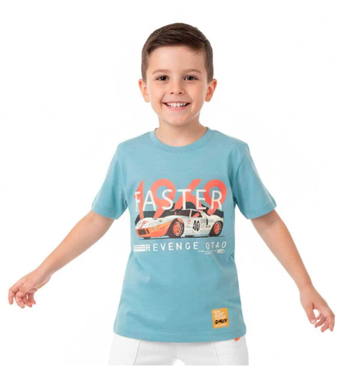 Playera Estivaneli Estampada Para Niños T-SHIRT IXCB-37053