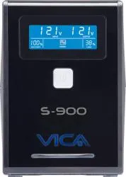 No Break con Regulador Integrado Vica S900, 550W, 900VA, Entrada 90-144V, Salida 120V, 6 Contactos