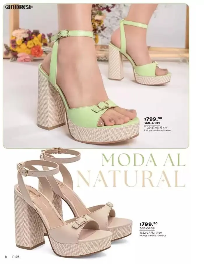 Catálogo de ANDREA | CALZADO DAMA 26 de enero al 24 de mayo 2025 - Pagina 8