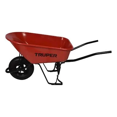 CARRETILLA DE 1 RUEDA 350 KG ROJO