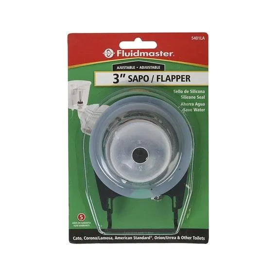 Sapo 3 Negro Universal Con Sello De Silicona Para Wc 5401la Fluidmaster