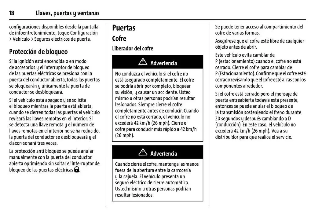 Catálogo de Chevrolet Corvette Stingray Manual del propietario 22 de enero al 31 de diciembre 2025 - Pagina 19