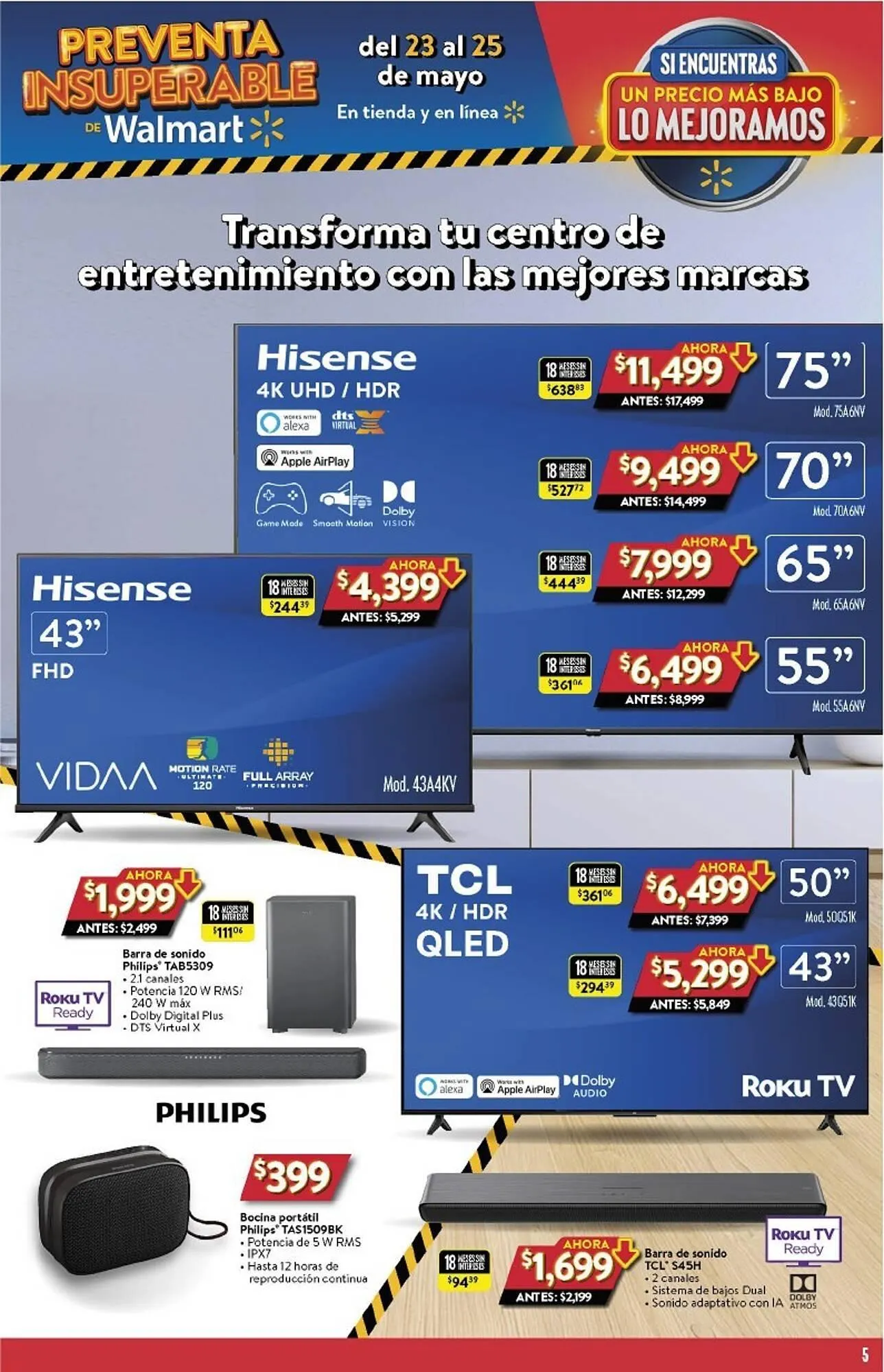 Catálogo de Catálogo Walmart 23 de mayo al 25 de mayo 2025 - Pagina 5