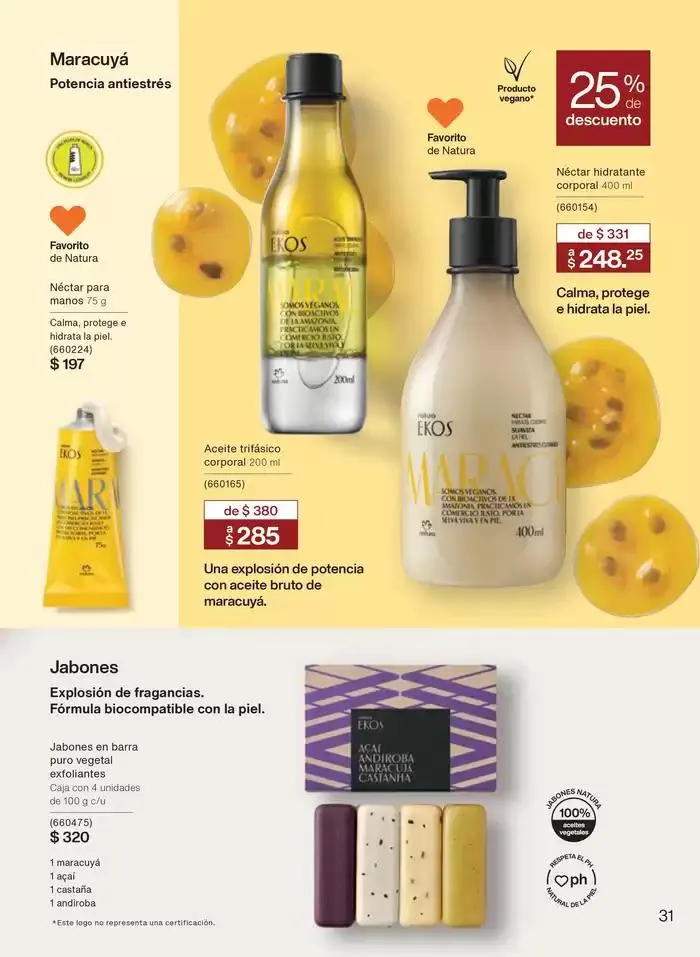 Catálogo de Avon Folleto Natura C7 17 de marzo al 25 de julio 2025 - Pagina 31