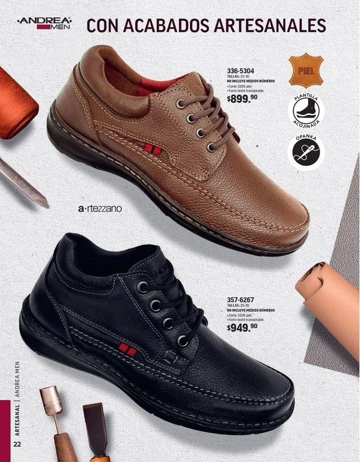 Catálogo de ANDREA - CALZADO CABALLERO 26 de agosto al 25 de enero 2025 - Pagina 110