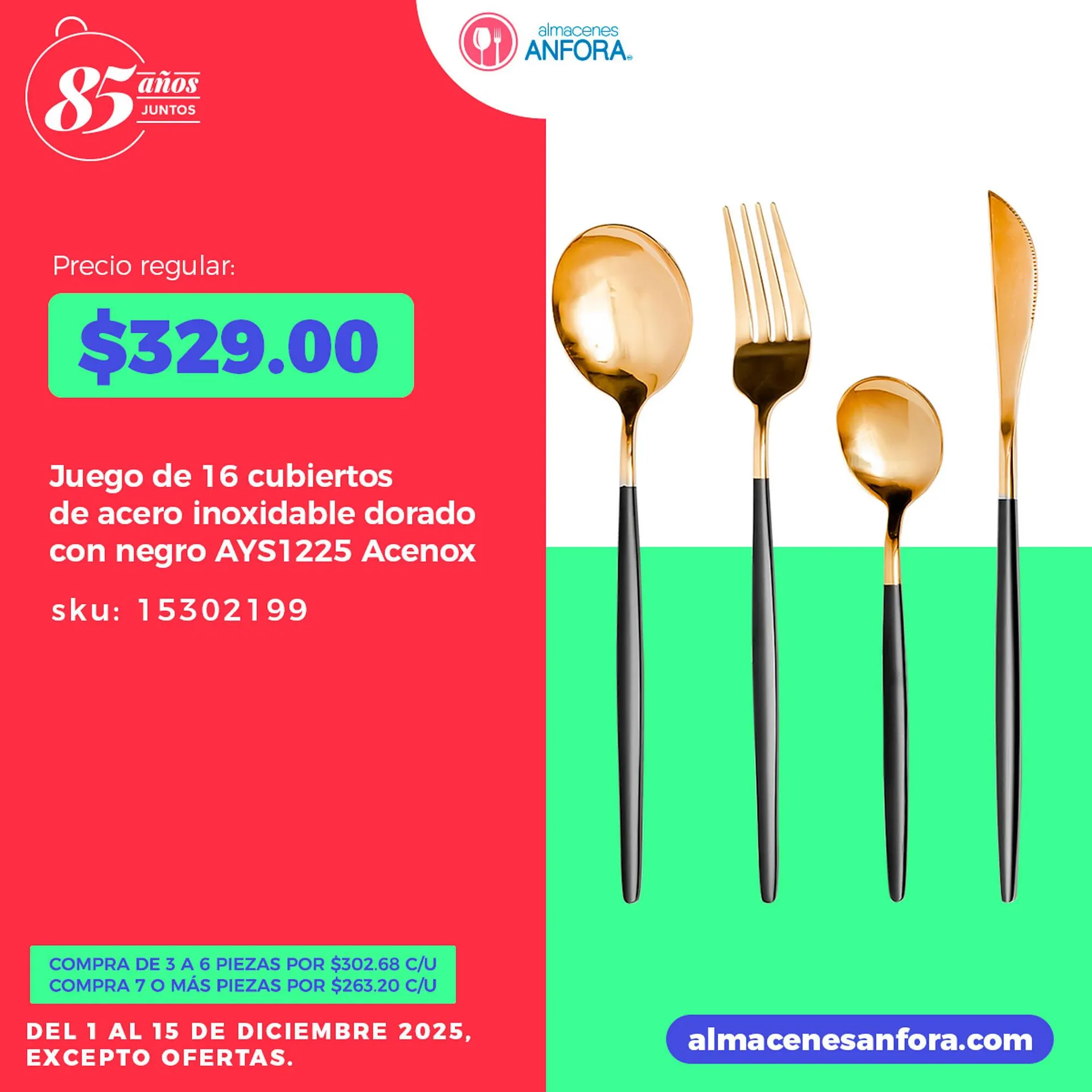 Catálogo de Catálogo Almacenes Anfora 11 de diciembre al 15 de diciembre 2025 - Pagina 1