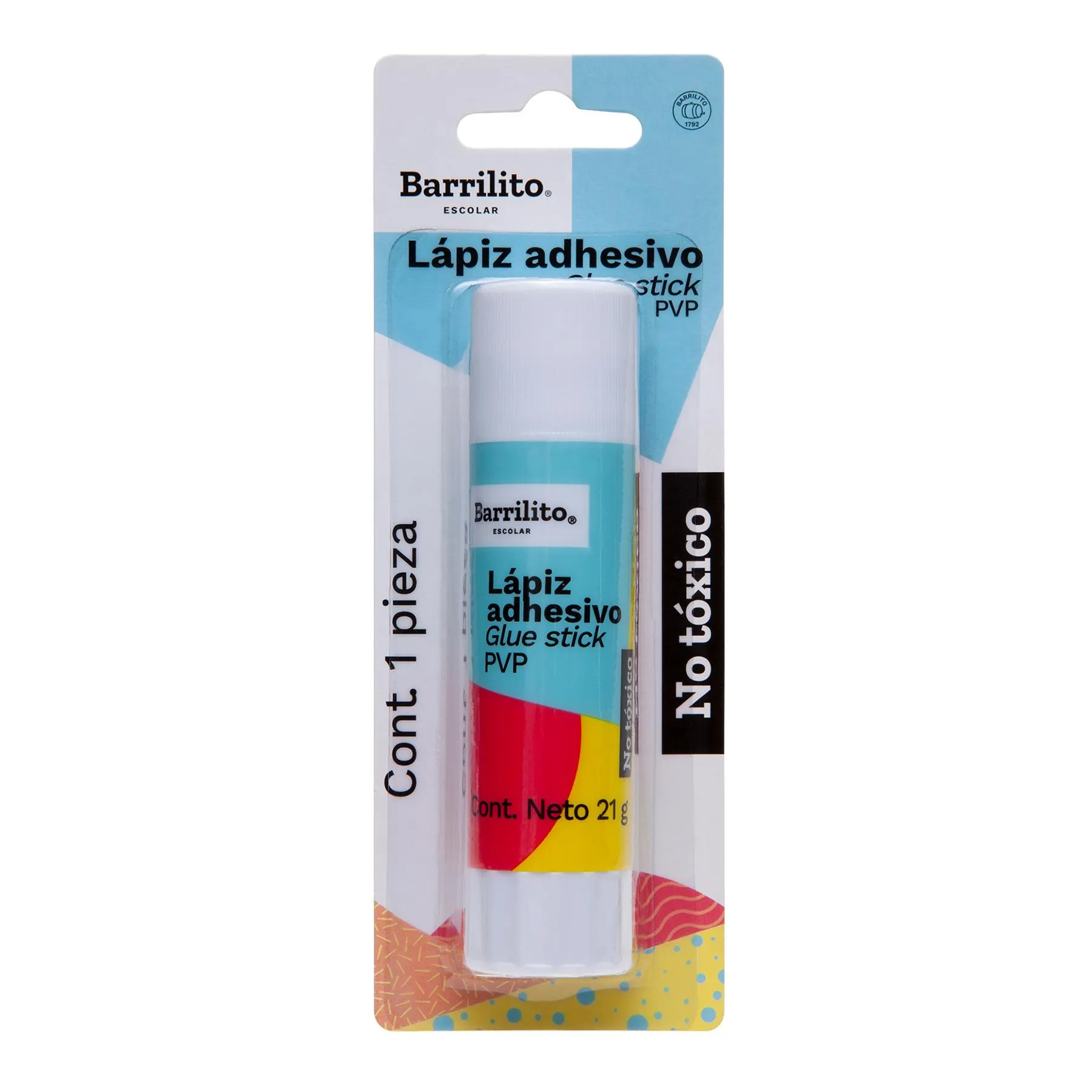 Lápiz Adhesivo Barrilito 21 g. Bl/1
