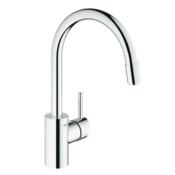 Concetto monomando de fregadero con extraíble