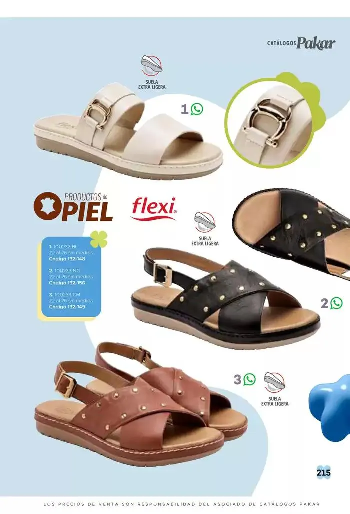 Catálogo de Pakar Sandalia 31 de enero al 31 de mayo 2025 - Pagina 215