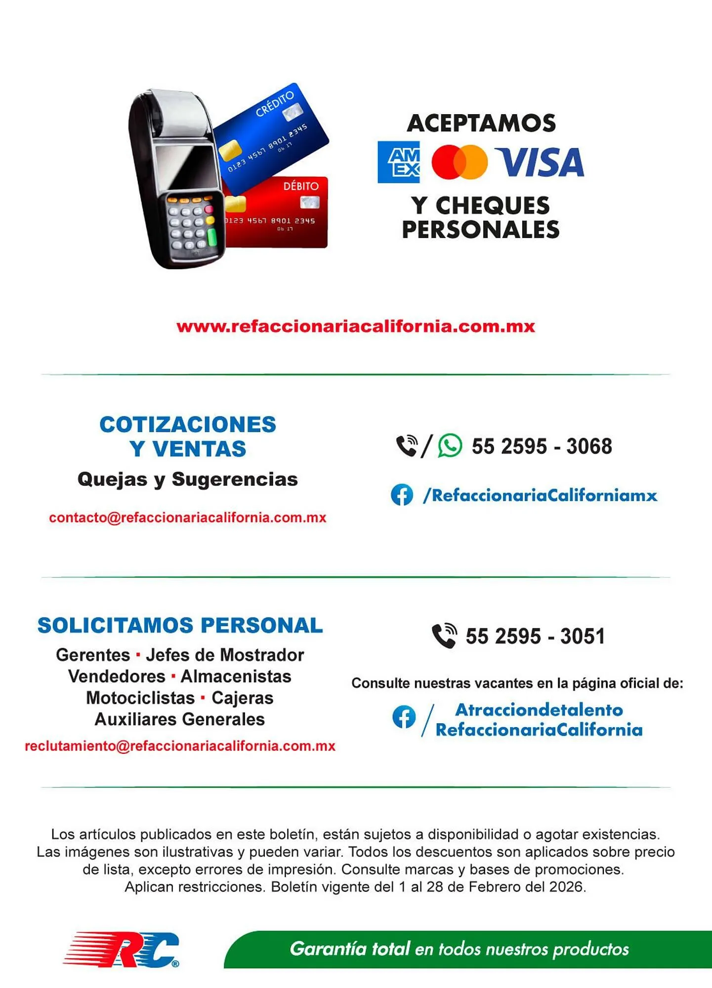 Catálogo de Catálogo Refaccionaria California 3 de febrero al 28 de febrero 2026 - Pagina 22