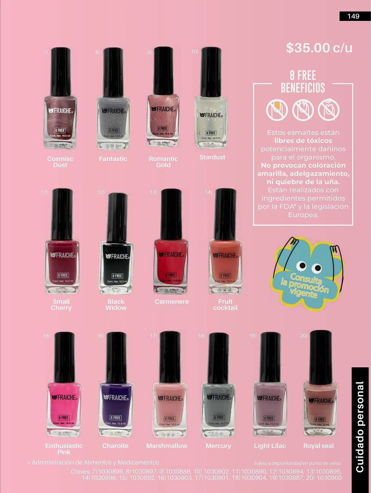 Catálogo de Catálogo Fraiche 11 de marzo al 30 de abril 2026 - Pagina 151