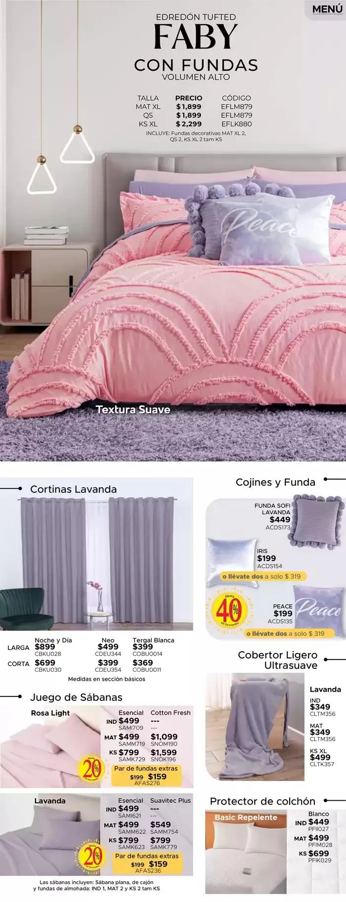 Catálogo de Ofertas Colchas Concord 4 de marzo al 31 de marzo 2025 - Pagina 9