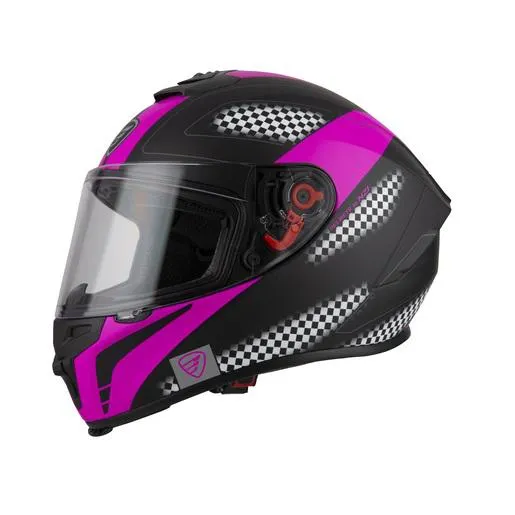 CASCO GIGA FIBRA NEGRO-MORADO