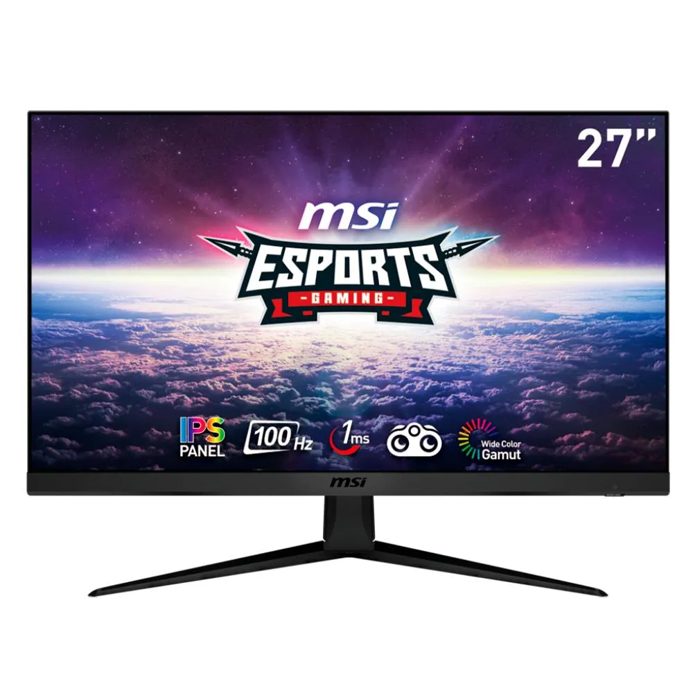 Monitor Gamer MSI G2712V LED 27" / Full HD / FreeSync / 100Hz / HDMI / Negro / G2712V