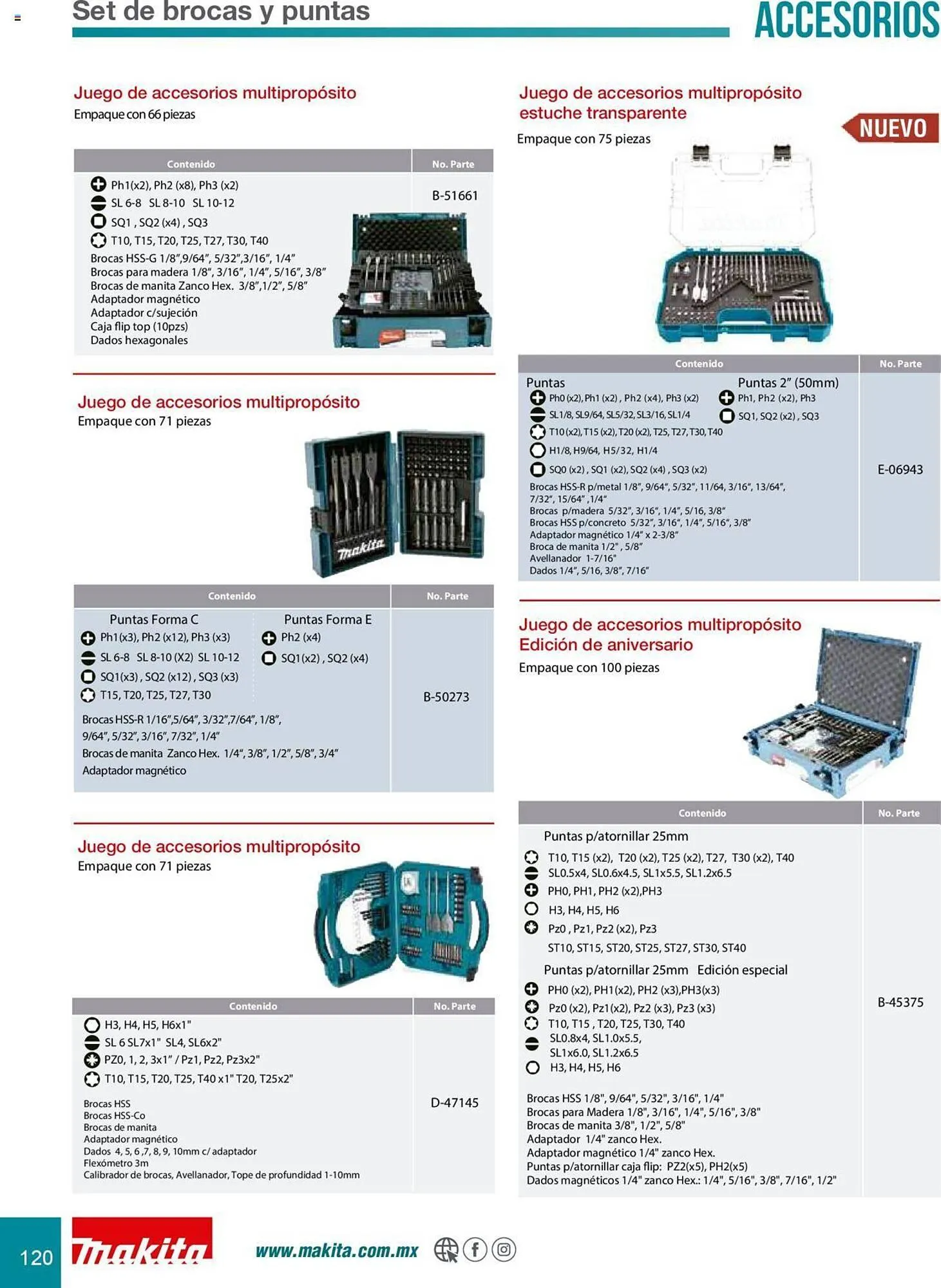 Catálogo de Catálogo Makita 8 de julio al 31 de diciembre 2025 - Pagina 120