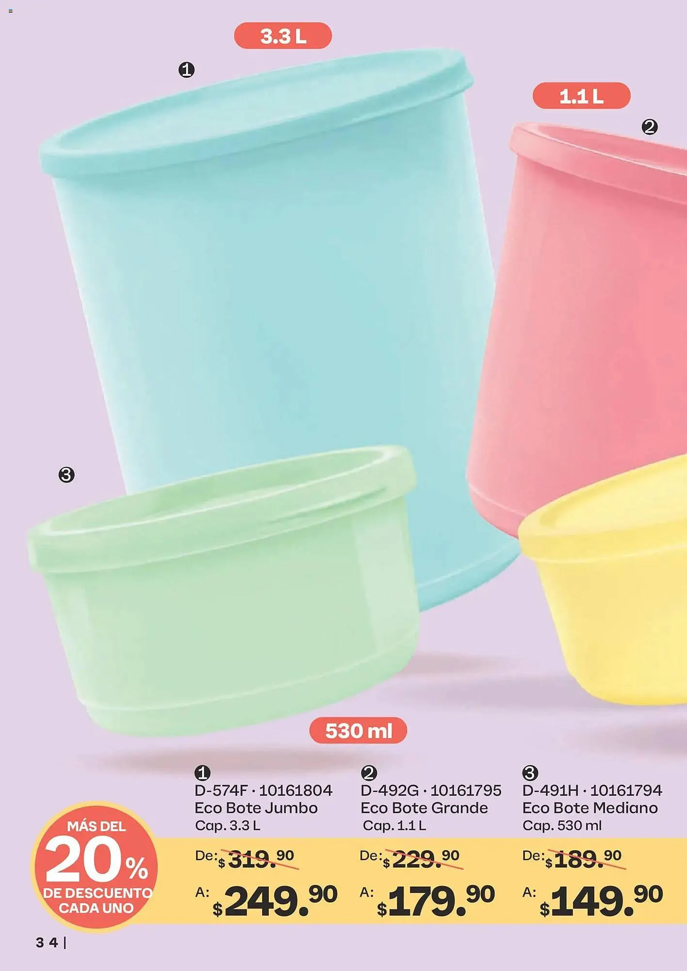 Catálogo de Catálogo Tupperware 23 de febrero al 23 de marzo 2026 - Pagina 34