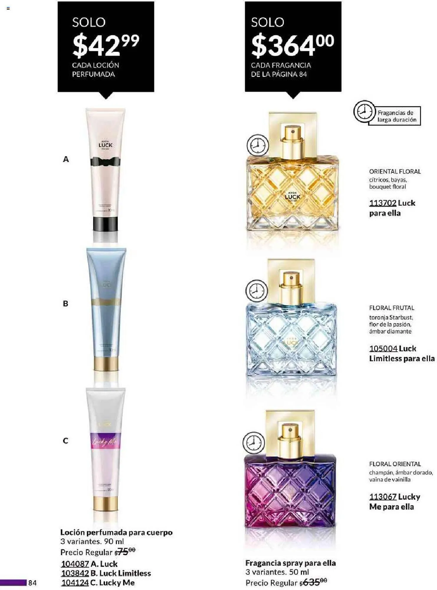 Catálogo de Catálogo Avon 14 de marzo al 22 de abril 2024 - Pagina 84