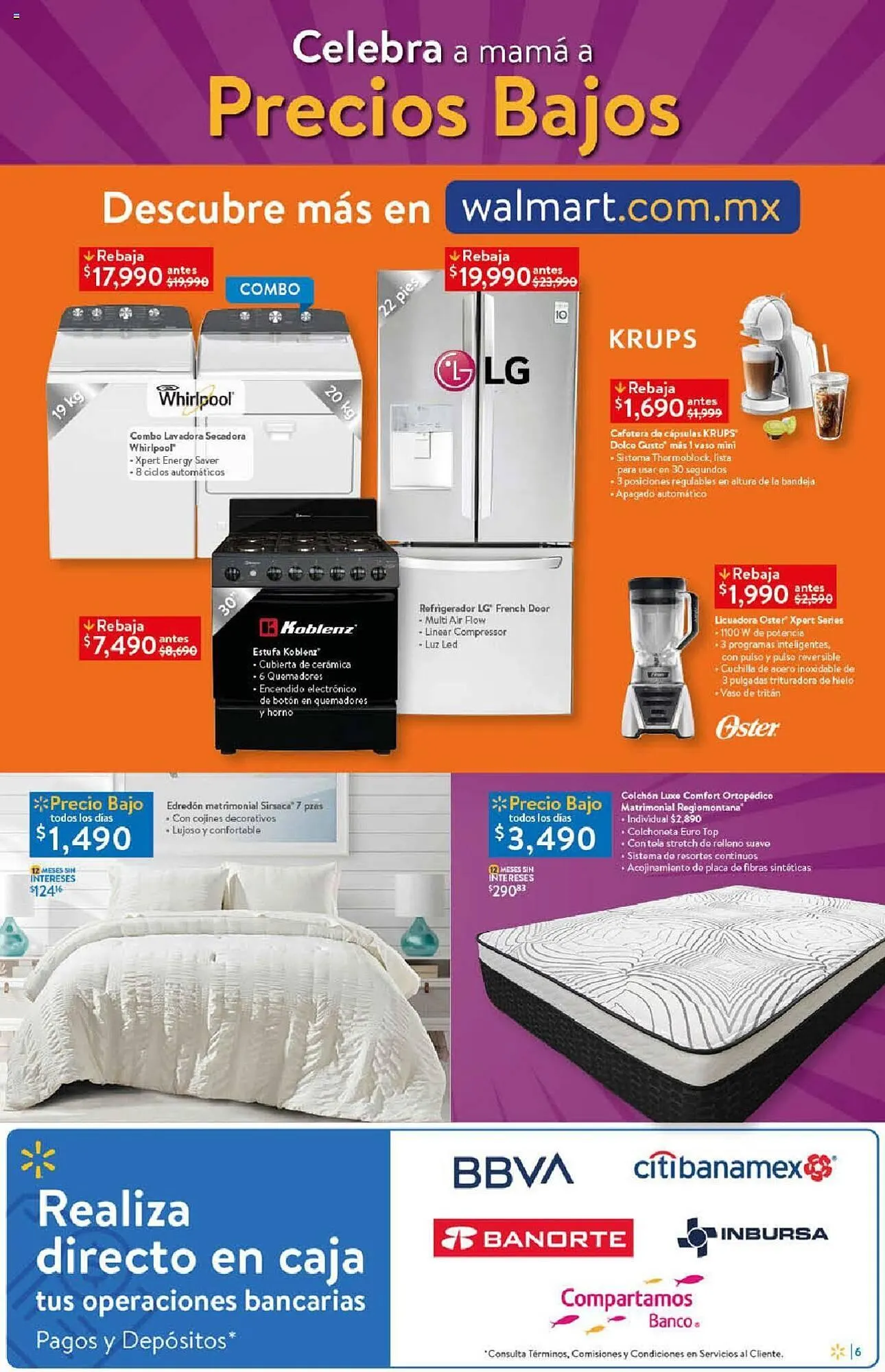 Catálogo de Catálogo Walmart 1 de mayo al 23 de mayo 2024 - Pagina 6