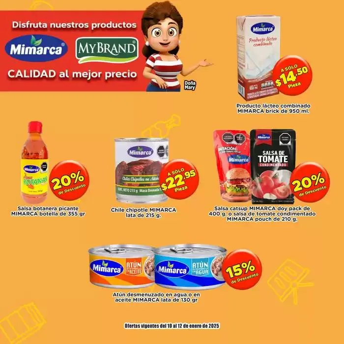 Catálogo de Ofertas My Brand y Mimarca 10 de enero al 12 de enero 2025 - Pagina 1