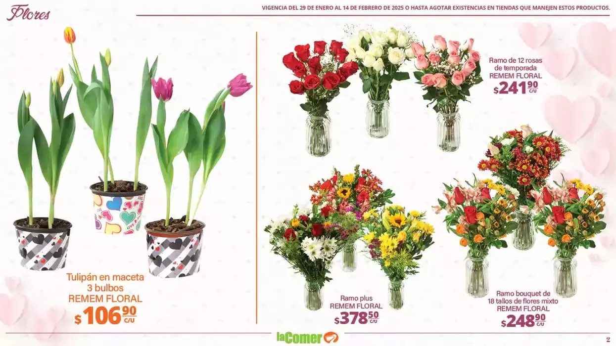 Catálogo de La Comer especial San Valentín 29 de enero al 14 de febrero 2025 - Pagina 2