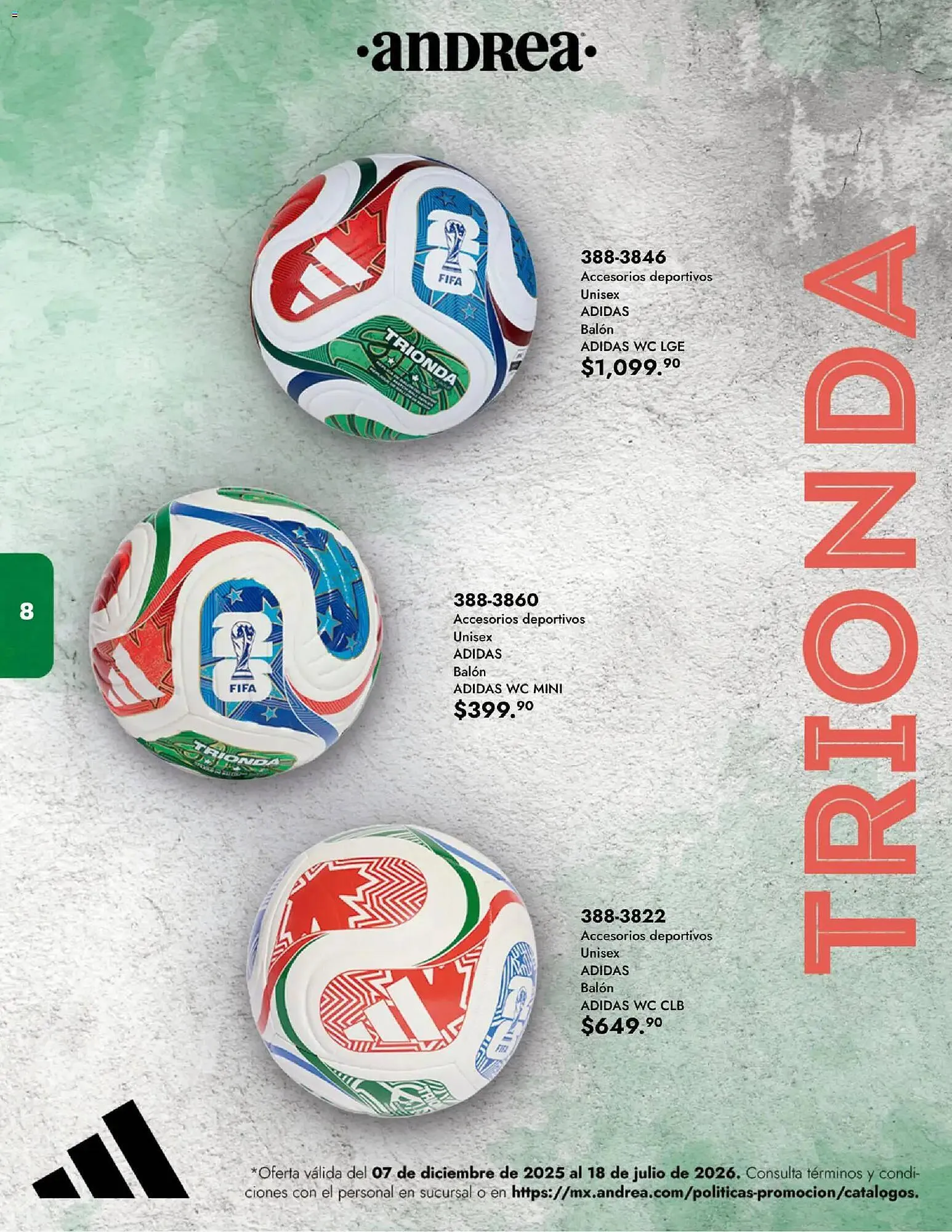 Catálogo de Catálogo Andrea 7 de diciembre al 19 de julio 2026 - Pagina 8