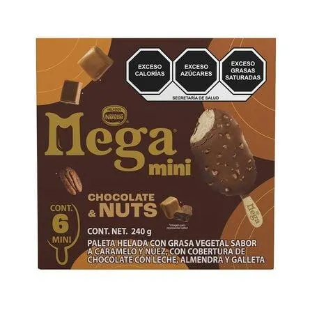 Multipack Paleta Mega Nuts Caja 6 Piezas