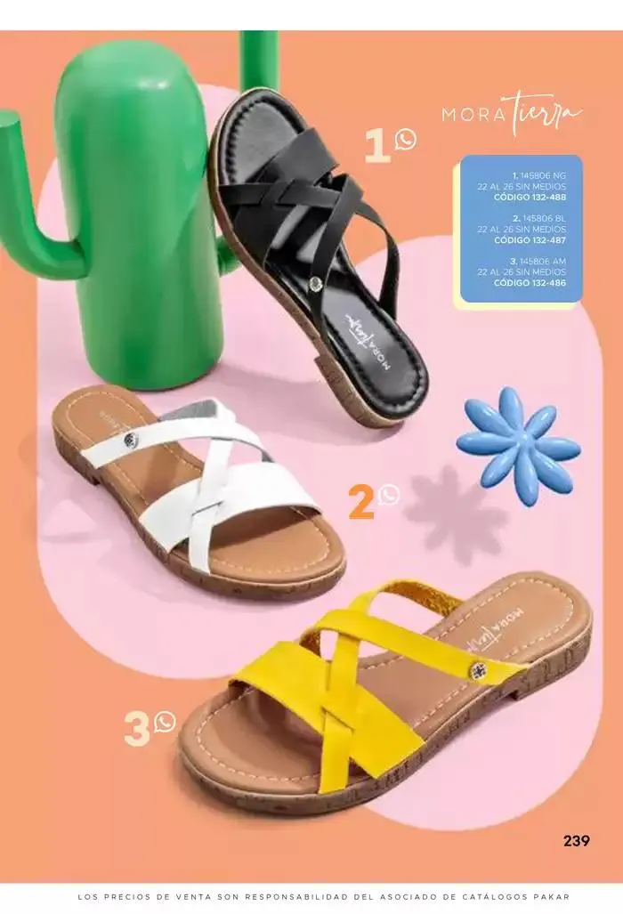 Catálogo de Pakar Sandalia 31 de enero al 31 de mayo 2025 - Pagina 239