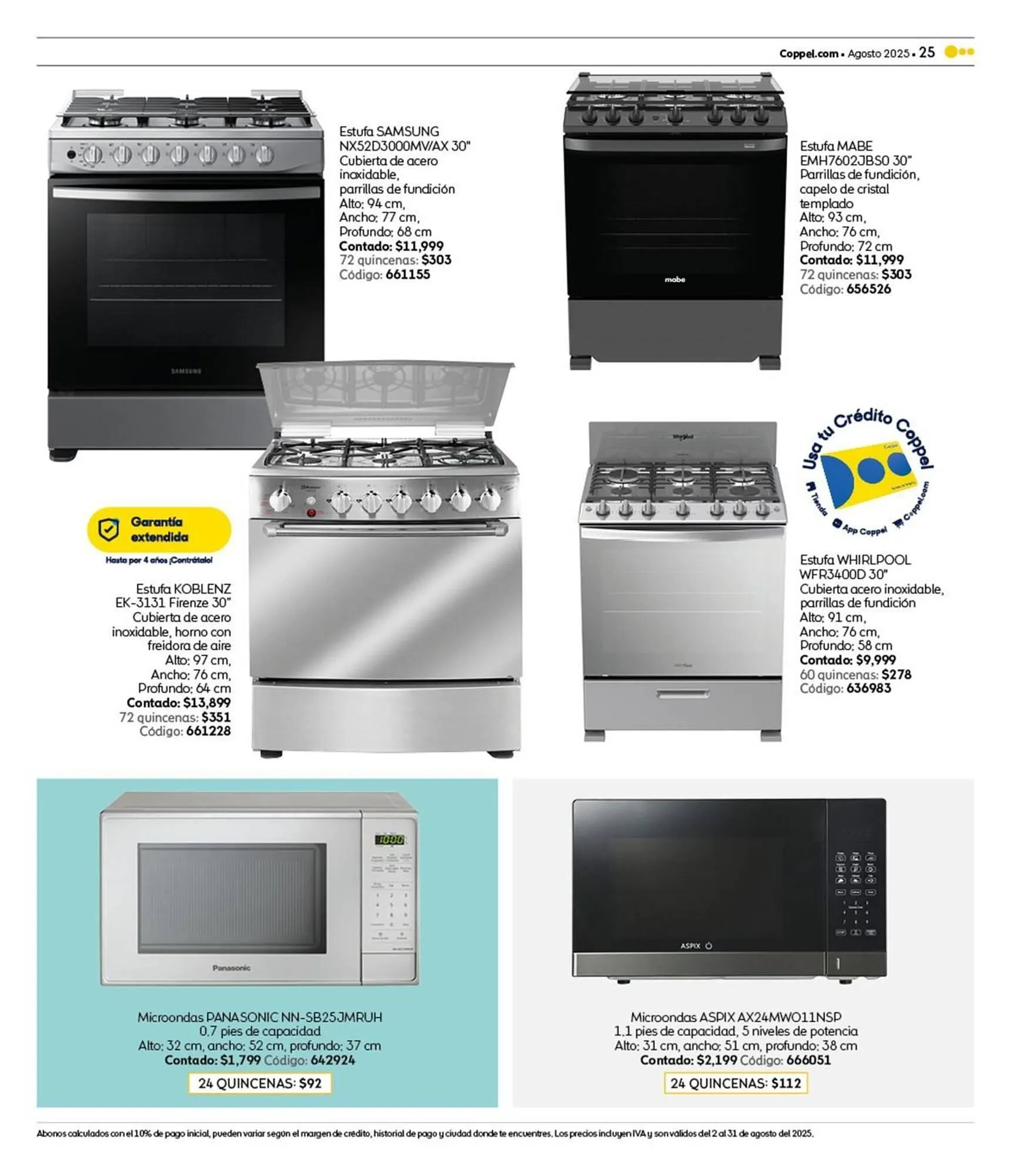 Catálogo de Catálogo Coppel 1 de agosto al 31 de agosto 2025 - Pagina 25