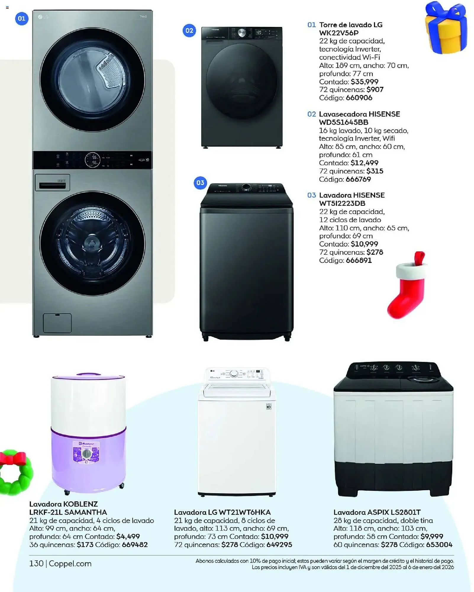 Catálogo de Catálogo Coppel 1 de diciembre al 15 de enero 2026 - Pagina 130