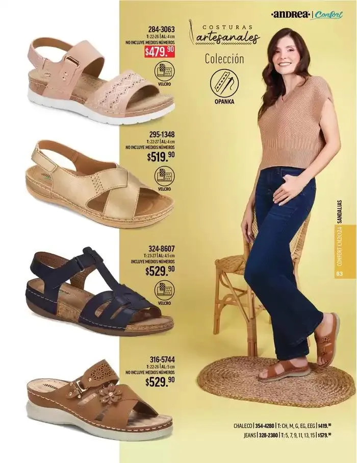 Catálogo de ANDREA - CALZADO CONFORT 26 de agosto al 25 de enero 2025 - Pagina 83