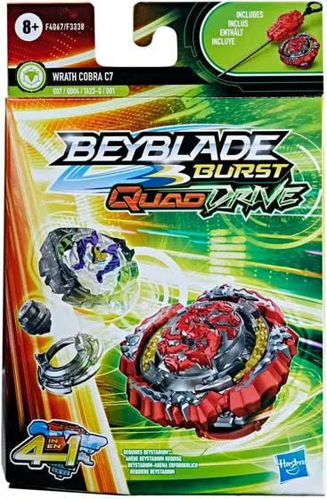 Hasbro BeyBlade Quad Drive 2 Pack Wrach Cobra C7 F3338