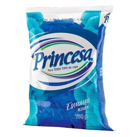 Jabón Princesa Escamas Azules 750 gr