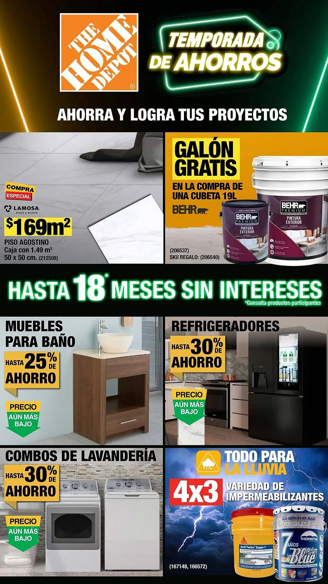 Catálogo de Catálogo The Home Depot 12 de septiembre al 9 de octubre 2024 - Pagina 1