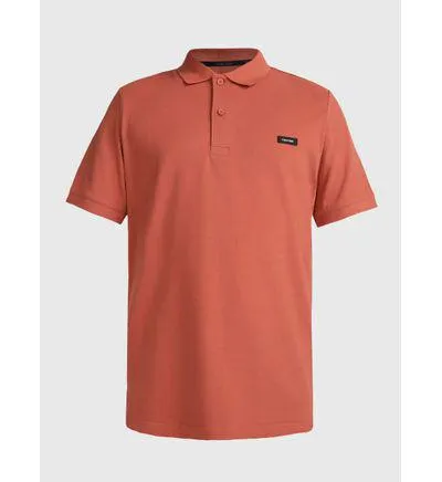 Polo Calvin Klein Stretch Hombre Naranja