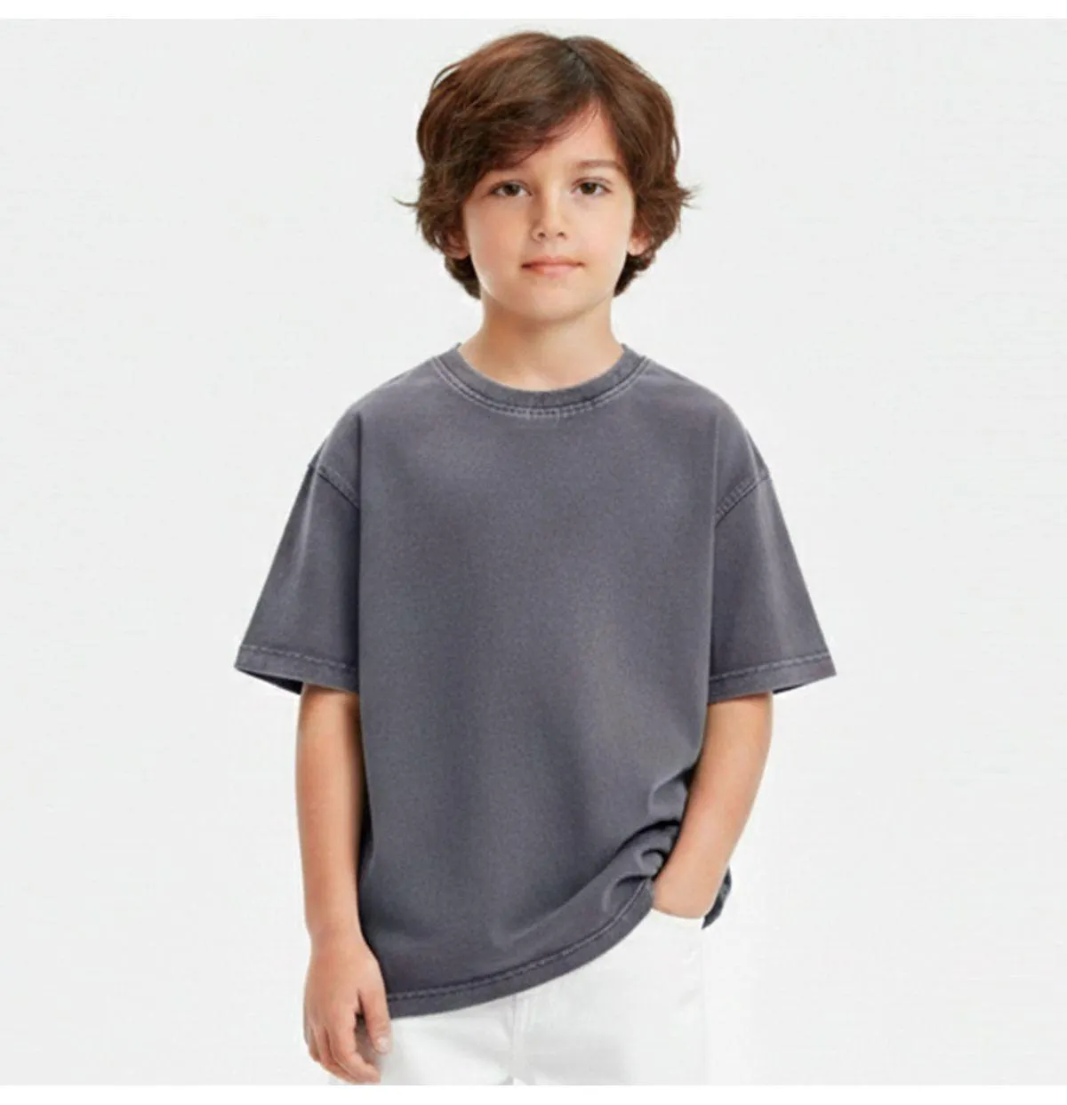 Playera Estivaneli Tipo Mezclilla Para Niños ETZ-24B-50791