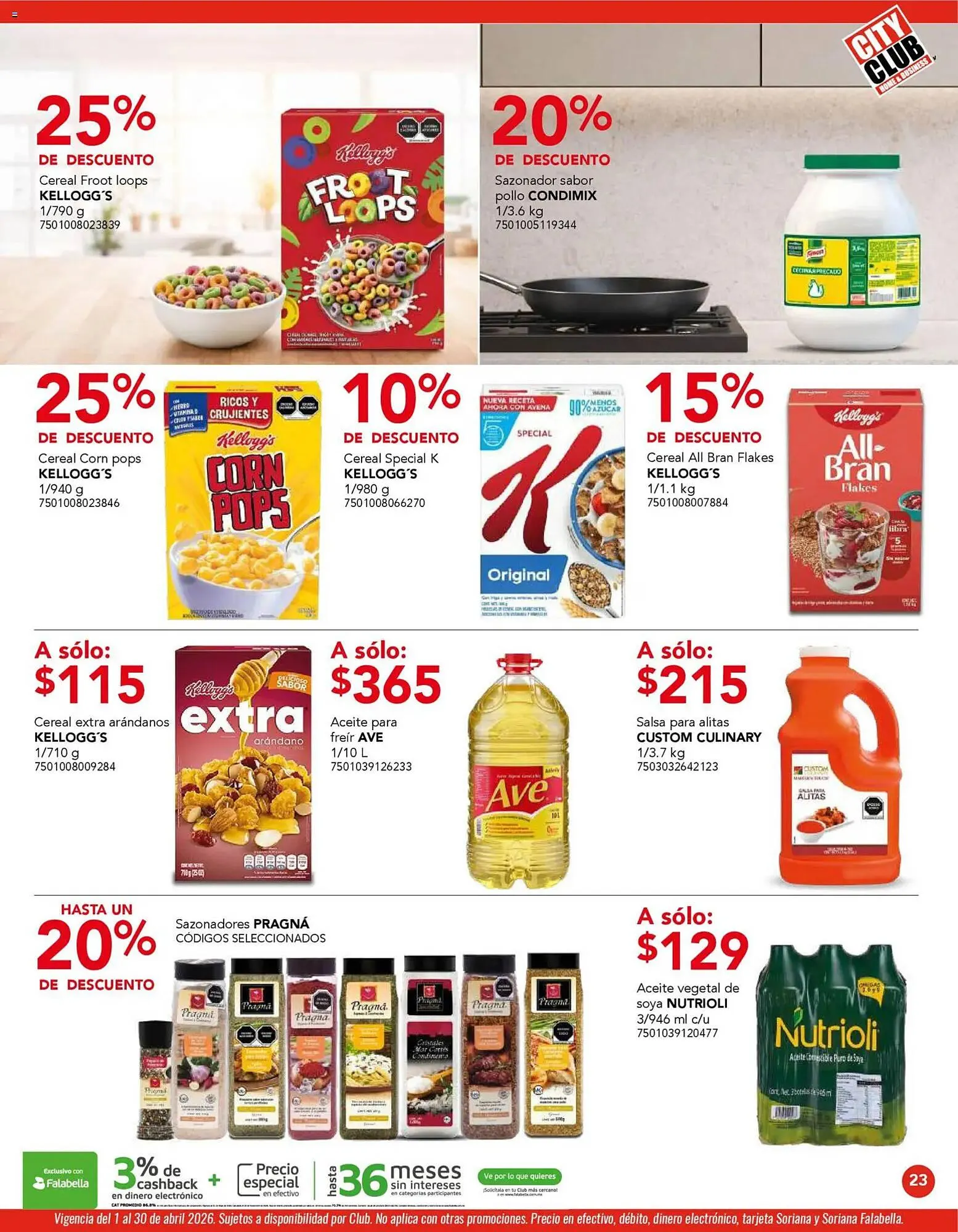 Catálogo de Catálogo City Club 1 de abril al 1 de mayo 2026 - Pagina 23