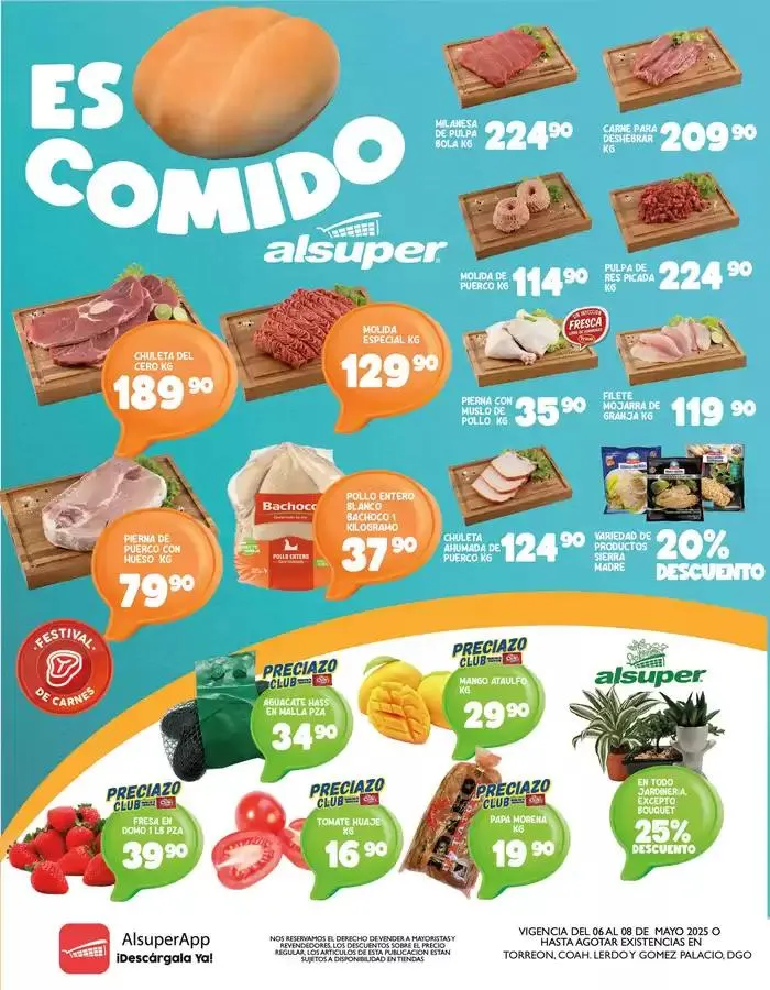 Catálogo de Alsuper LAGUNA 6 de mayo al 8 de mayo 2025 - Pagina 1