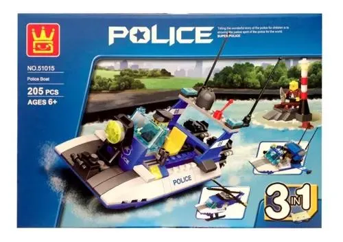 Divertibloques Bote Policiaco - Mi Alegría