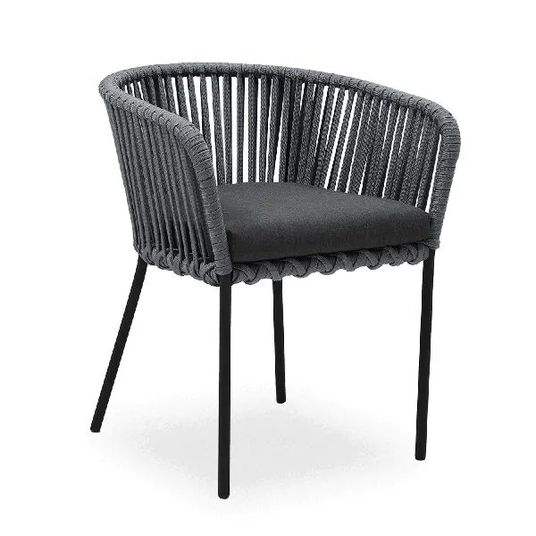 SILLA ALTEA PARA JARDÍN GRIS