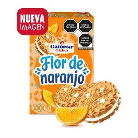 Galletas Gamesa Flor De Naranja 600 gr