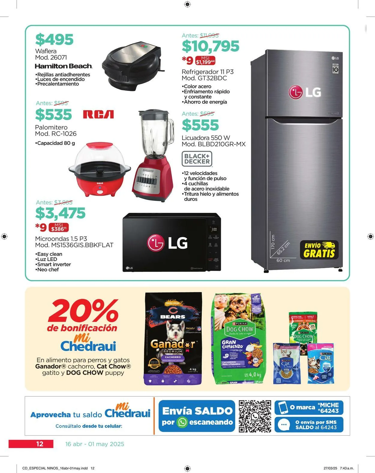 Catálogo de Chedraui Oferta actual 10 de septiembre al 24 de septiembre 2025 - Pagina 12