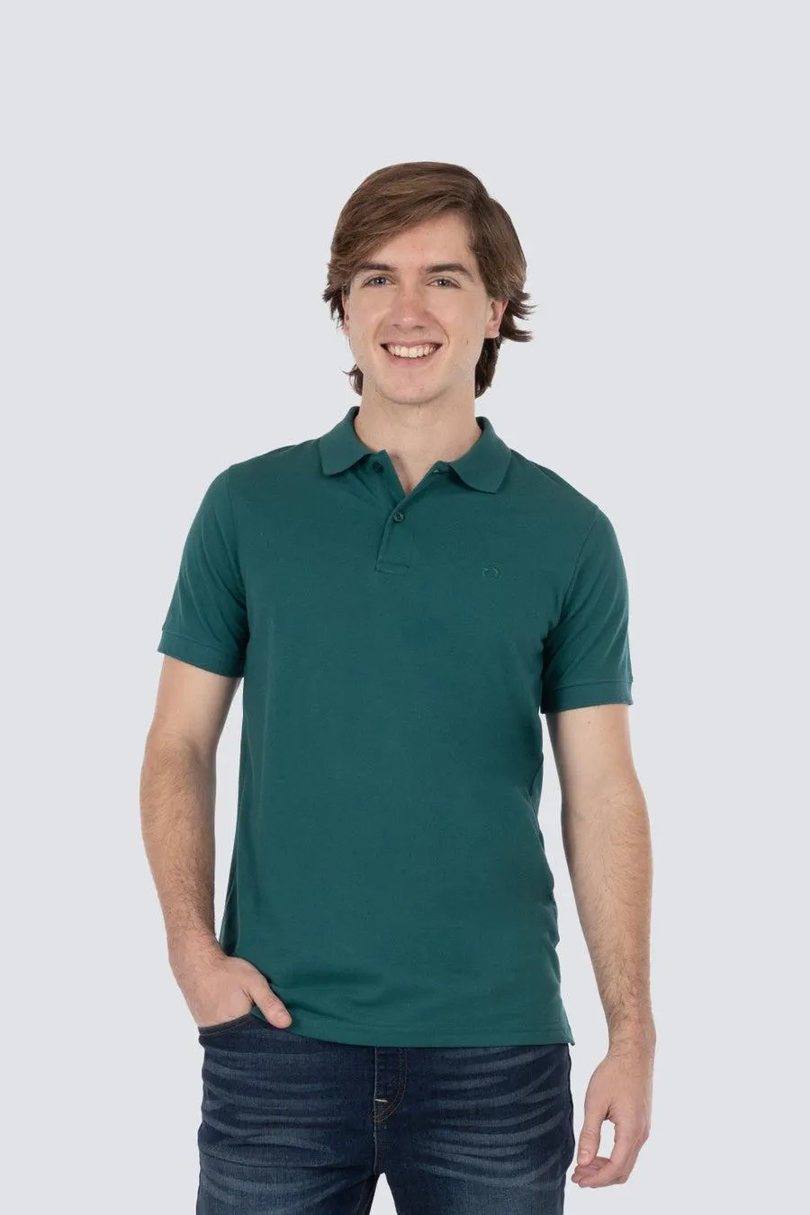 Polo chifón verde